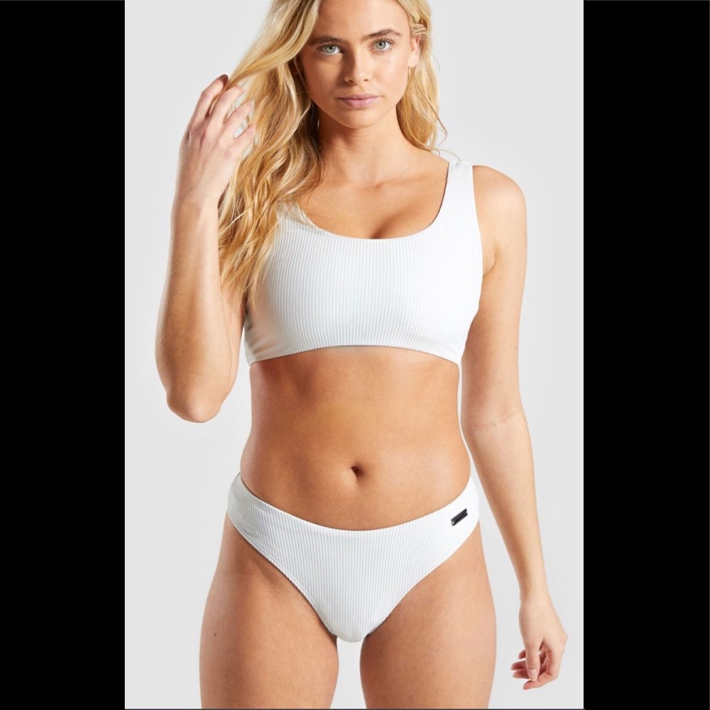 Gymshark Essence Bikini in Oyster White XS NWT